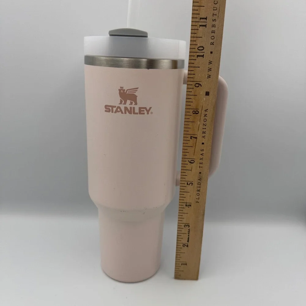 Stanley Adventure Quencher H2.0 FlowState Tumbler 40oz Rose Quartz Pink Mug - Picture 2 of 5